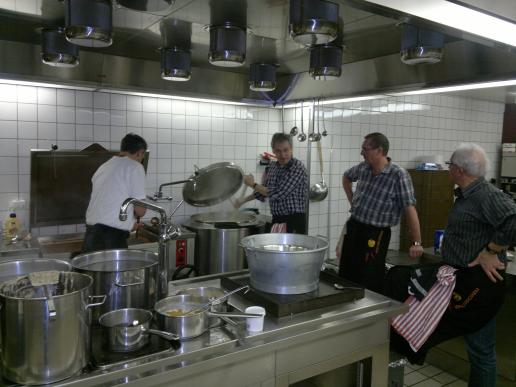 Kochteam bein Kantonsratkochen 13.12.11