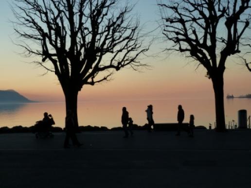 Montreux im Winter